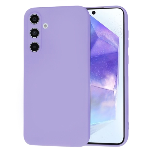 Силиконов калъф Techsuit SoftFlex за Samsung Galaxy A55 5G, Светло лилав