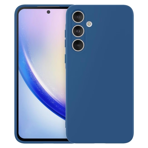 Силиконов калъф Techsuit SoftFlex MagSafe за Samsung Galaxy A55 5G, Тъмно син