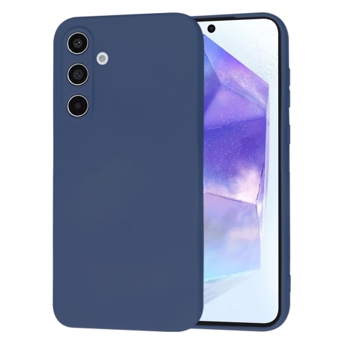 Силиконов калъф Techsuit SoftFlex MagSafe за Samsung Galaxy A55 5G, Тъмно син