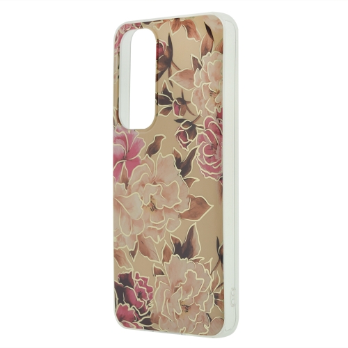Пластмасов калъф Techsuit Marble за Samsung Galaxy A55 5G, Цветя