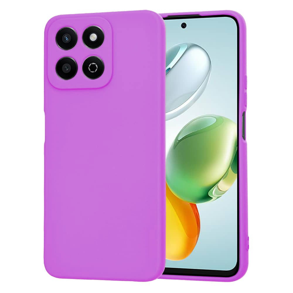 Силиконов калъф Techsuit SoftFlex за Honor 200 Smart/X7c, Лилав