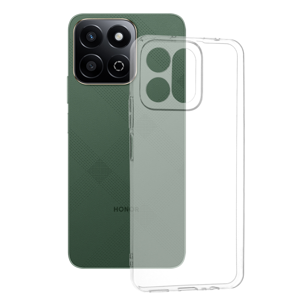Силиконов калъф Techsuit Clear за Huawei Honor 200 Smart/X7c, Прозрачен