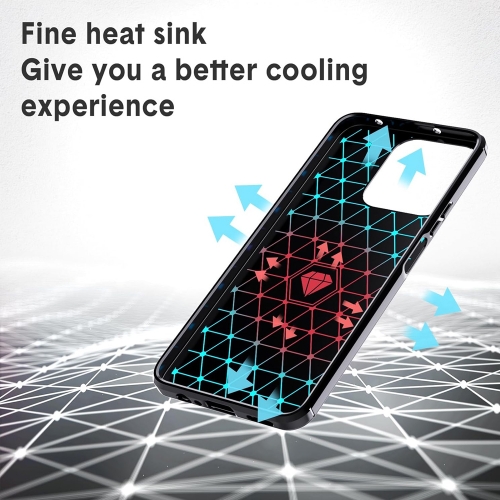 Силиконов Калъф Techsuit Carbon Fibre Brushed за Honor 200 Smart / X7c, Черен