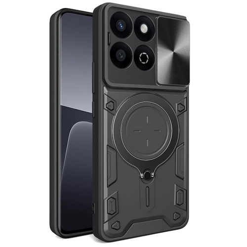 Удароустойчив калъф Techsuit Camguard pro за Huawei Honor 200 Smart/X7c, Черен