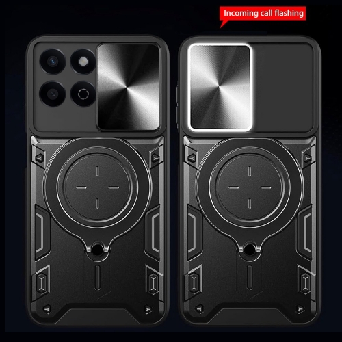Удароустойчив калъф Techsuit Camguard pro за Huawei Honor 200 Smart/X7c, Черен