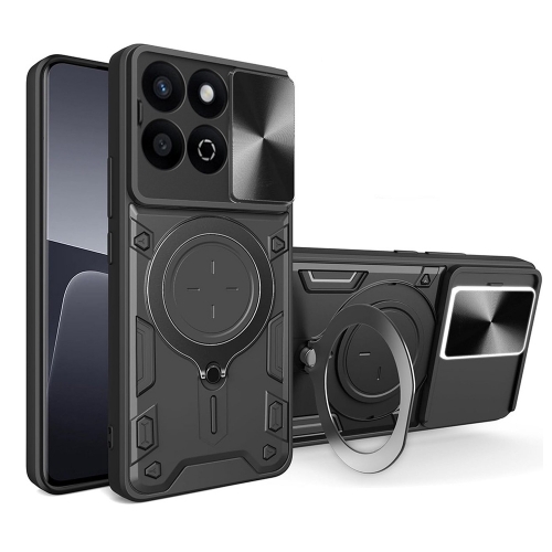 Удароустойчив калъф Techsuit Camguard pro за Huawei Honor 200 Smart/X7c, Черен