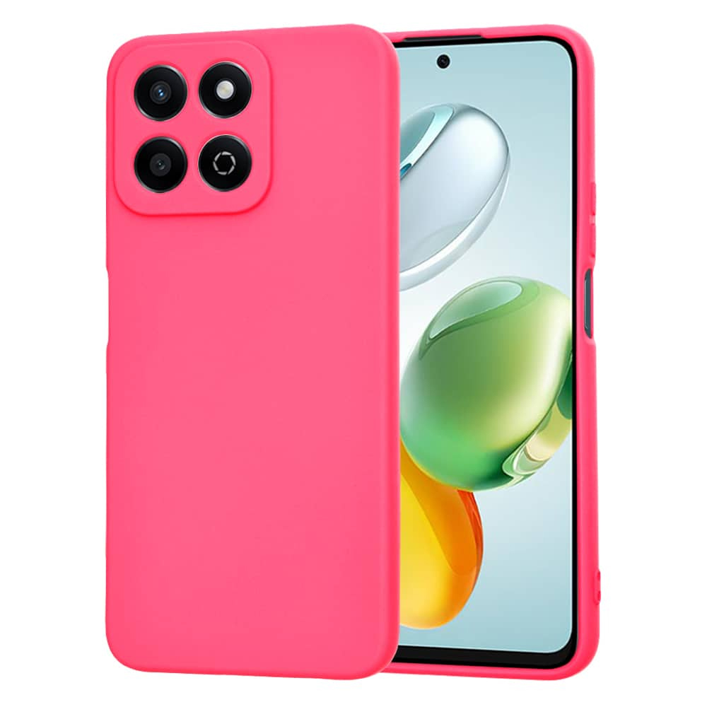 Силиконов калъф Techsuit SoftFlex за Honor 200 Smart / X7c, Тъмно розов