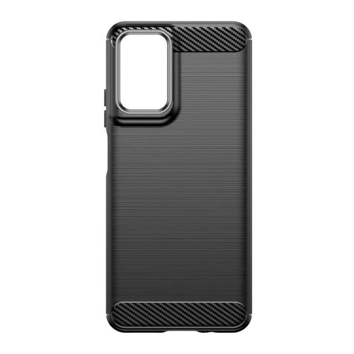 Силиконов Калъф Techsuit Carbon Fibre Brushed за Motorola Moto G35, Черен