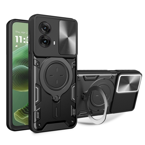 Удароустойчив калъф Techsuit Camguard pro заMotorola Moto G35, Черен