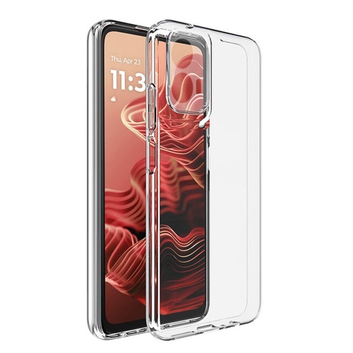 Силиконов калъф Techsuit Silicone за Motorola Moto G35, Прозрачен