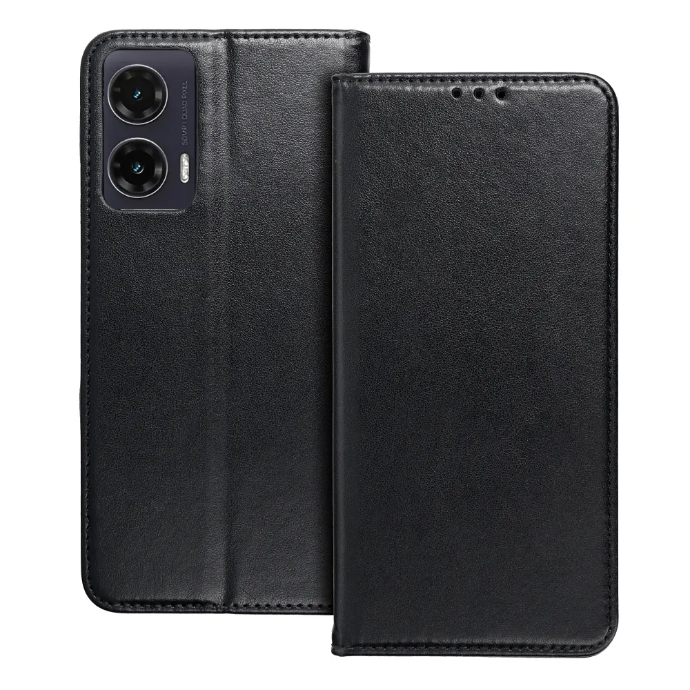 Калъф Тефтер Magnetic за Motorola G35 5G, Черен