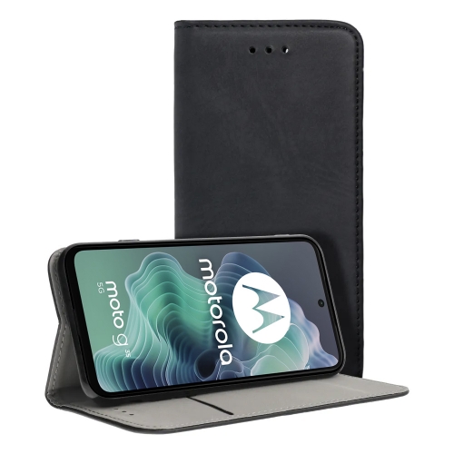 Калъф Тефтер Magnetic за Motorola G35 5G, Черен