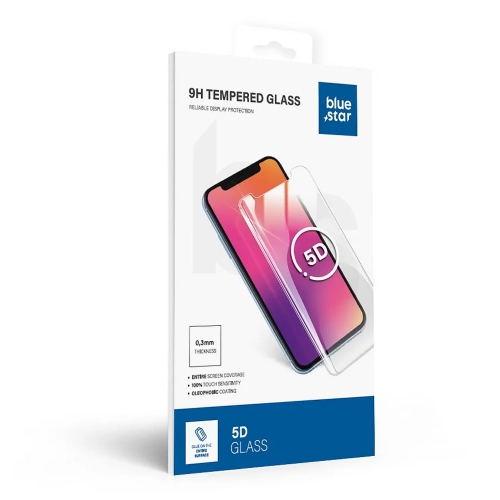 Стъклен Протектор 5D Full Glue за Samsung Galaxy S25 Ultra, Черен