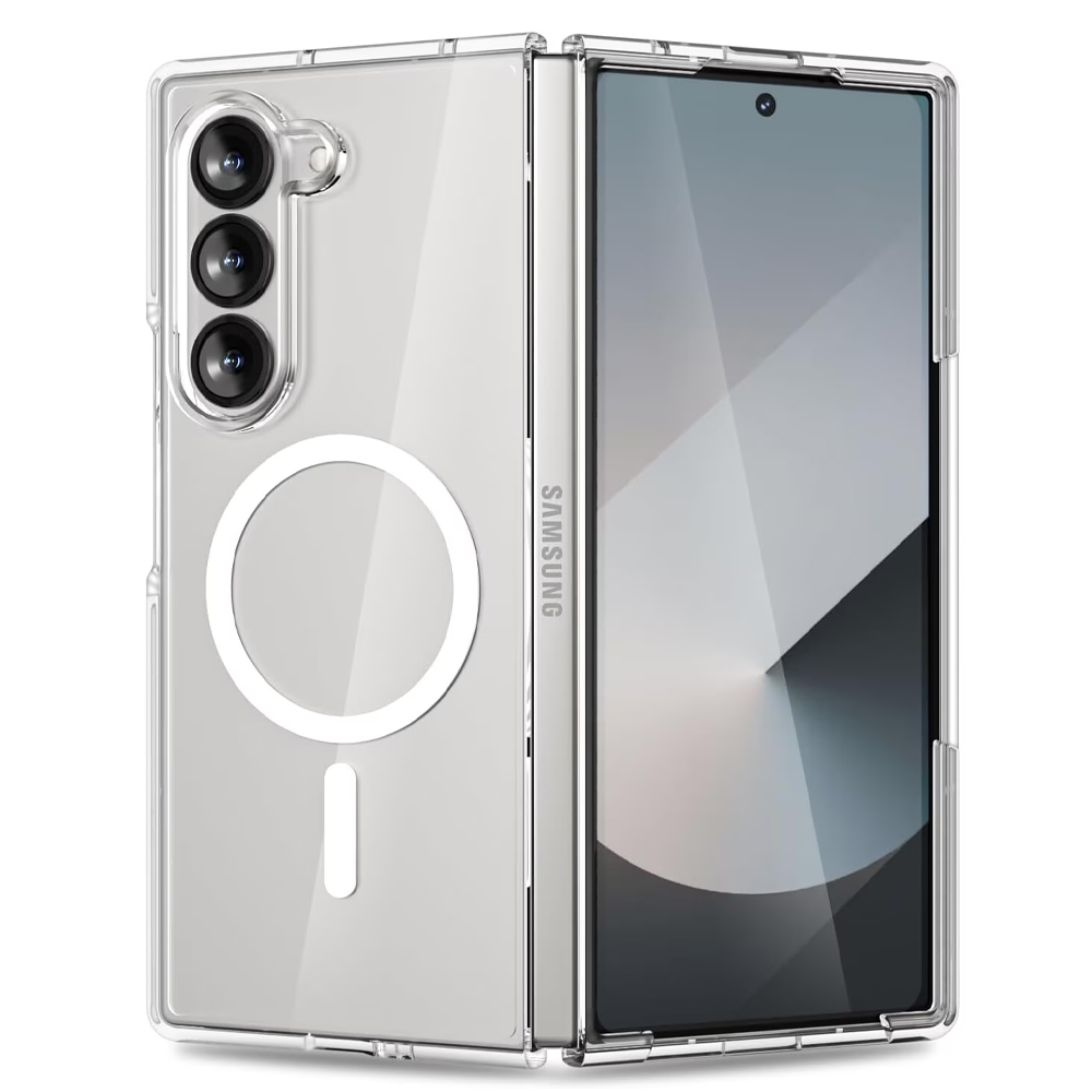 Удароустойчив калъф Techsuit MagSF Pro за Samsung Galaxy Z Fold 6, Прозрачен
