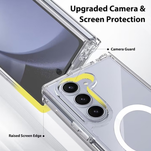 Удароустойчив калъф Techsuit MagSF Pro за Samsung Galaxy Z Fold 6, Прозрачен