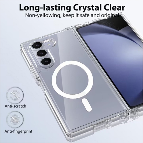 Удароустойчив калъф Techsuit MagSF Pro за Samsung Galaxy Z Fold 6, Прозрачен