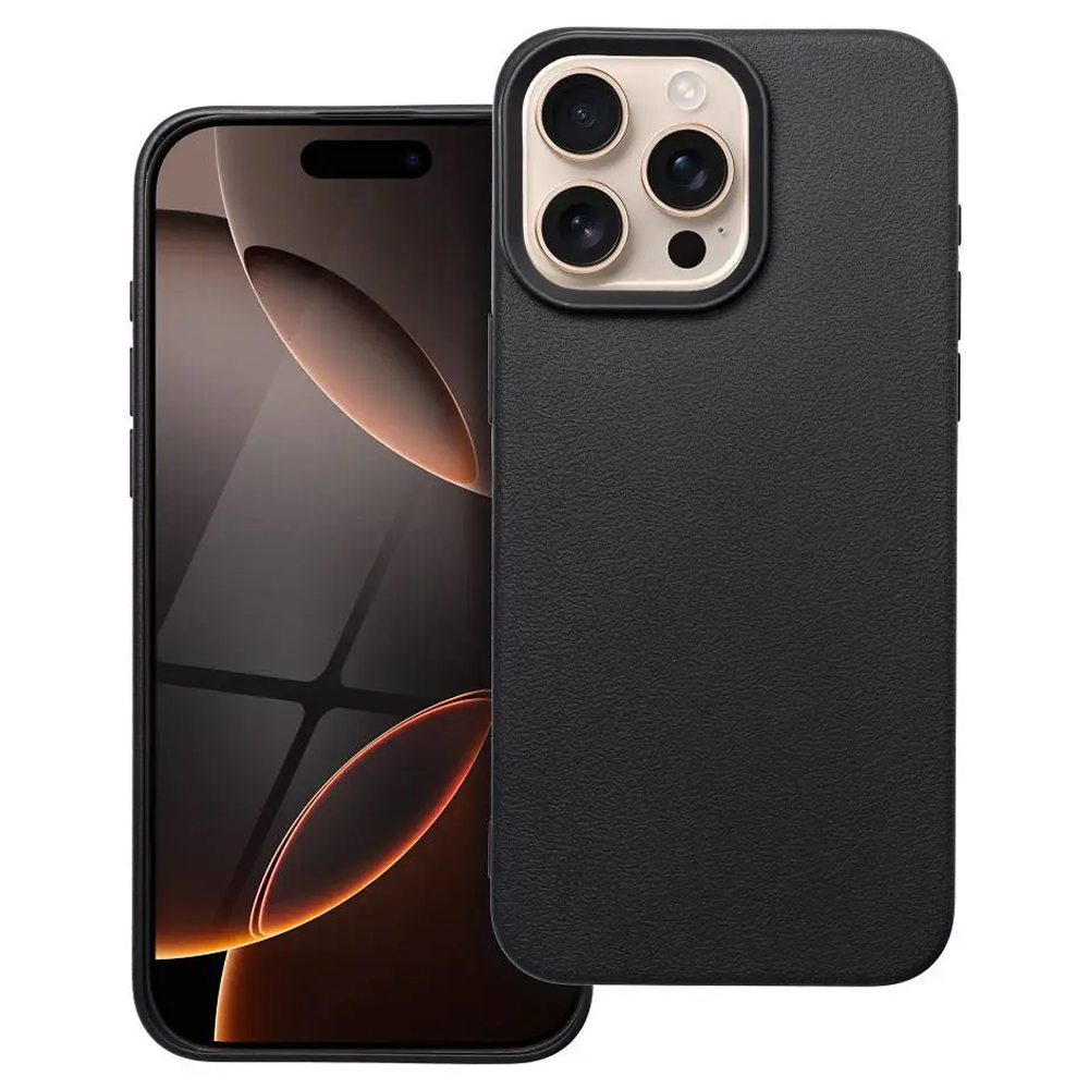 Силиконов калъф SKIN за iPhone 16 Pro, Черен