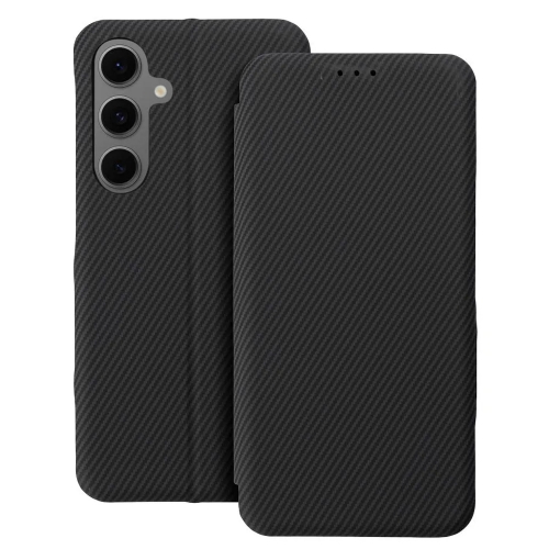 Калъф Тефтер Folio Side Magnet за Samsung Galaxy S24 FE, Черен