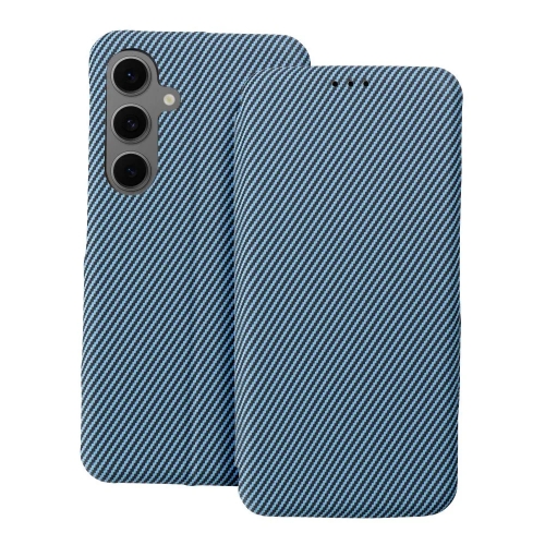 Калъф Тефтер Folio Side Magnet за Samsung Galaxy S25 Plus, Син