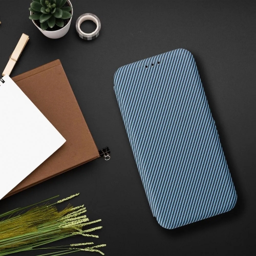 Калъф Тефтер Folio Side Magnet за Samsung Galaxy S25 Plus, Син