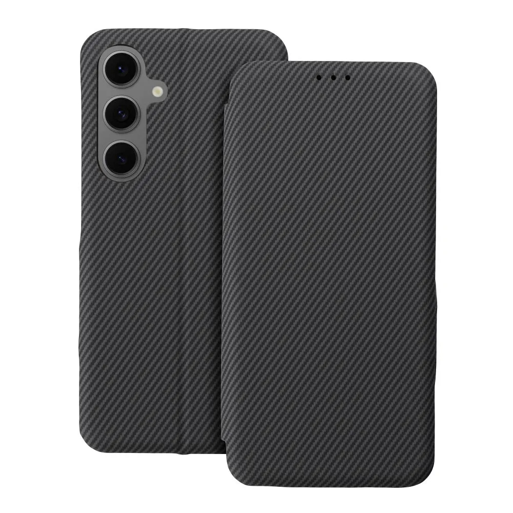 Калъф Тефтер Folio Side Magnet за Samsung Galaxy S25 Plus, Сив