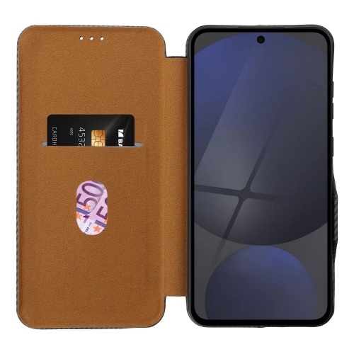 Калъф Тефтер Folio Side Magnet за Samsung Galaxy S25 Plus, Сив