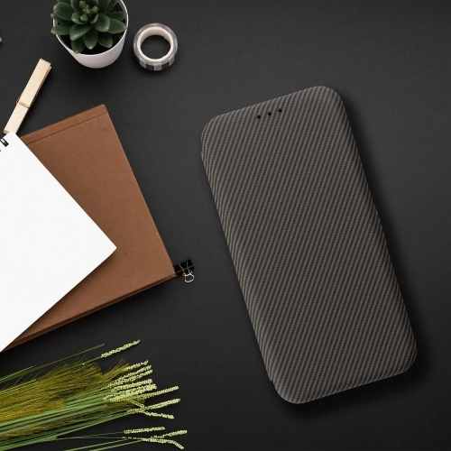 Калъф Тефтер Folio Side Magnet за Samsung Galaxy S25 Ultra, Кафяв