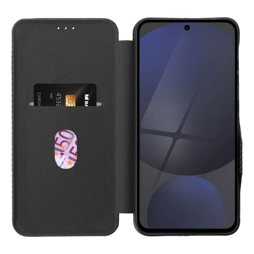 Калъф Тефтер Folio Side Magnet за Samsung Galaxy S25 Ultra, Черен
