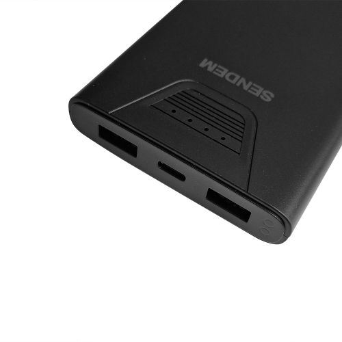 Универсална външна батерия Sendem PK81, 10 000mAh, Черен