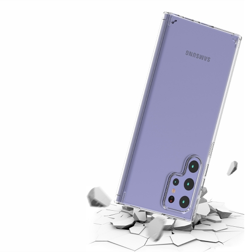 Удароустойчив калъф Acrylic за Samsung Galaxy S22 Ultra, Прозрачен