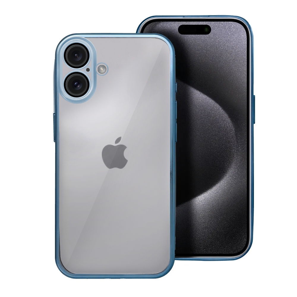 Пластмасов калъф Brabus за iPhone 16, Светло син