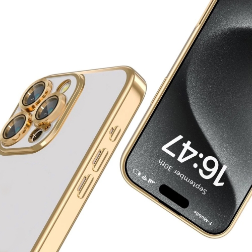Пластмасов калъф Brabus за iPhone 16 Pro Max, Златист