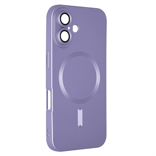 Силиконов калъф MagSF Full Color за iPhone 16, Лилав