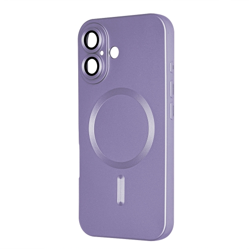 Силиконов калъф MagSF Full Color за iPhone 16, Лилав