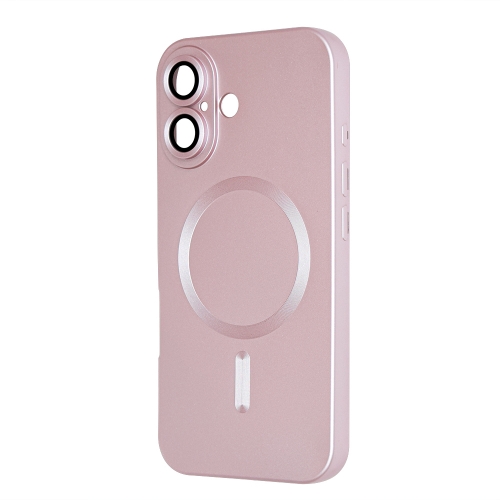 Силиконов калъф MagSF Full Color за iPhone 16, Розов