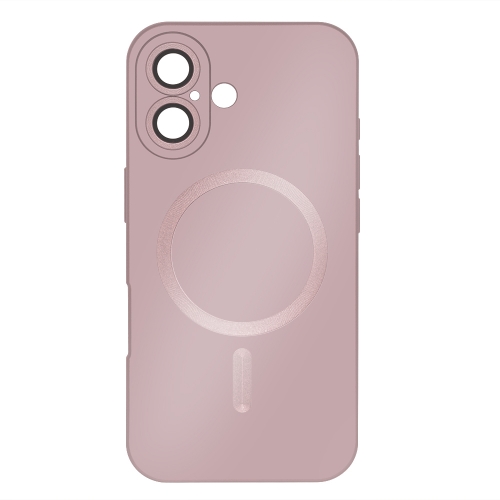 Силиконов калъф MagSF Full Color за iPhone 16, Розов