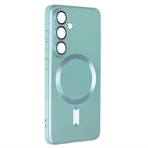 Силиконов калъф MagSF Full Color за Samsung Galaxy S24 FE, Светло син