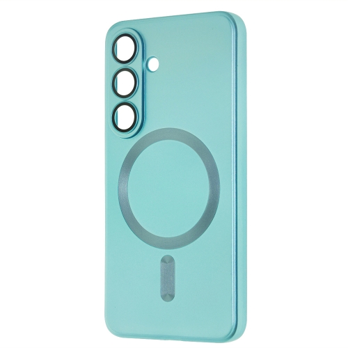 Силиконов калъф MagSF Full Color за Samsung Galaxy S24 FE, Светло син