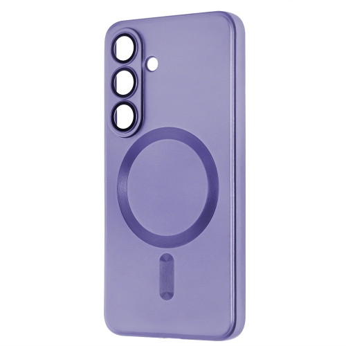Силиконов калъф MagSF Full Color за Samsung Galaxy S25 Plus, Лилав