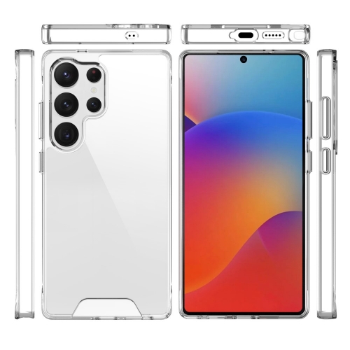 Удароустойчив калъф Space Acrylic за Samsung Galaxy S25 Ultra, Прозрачен