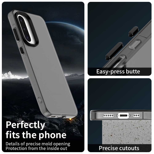 Удароустойчив калъф Shockproof Matt за Samsung Galaxy A36 / A56 5G / A37 5G, Черен