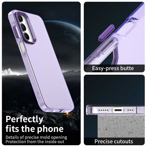 Удароустойчив калъф Shockproof Matt за Samsung Galaxy A36 / A56 5G / A37 5G, Лилав