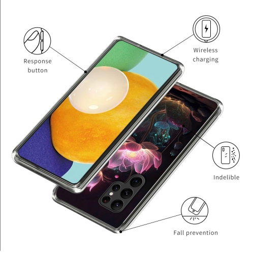 Силиконов калъф за Samsung Galaxy S25 Ultra, Лотос
