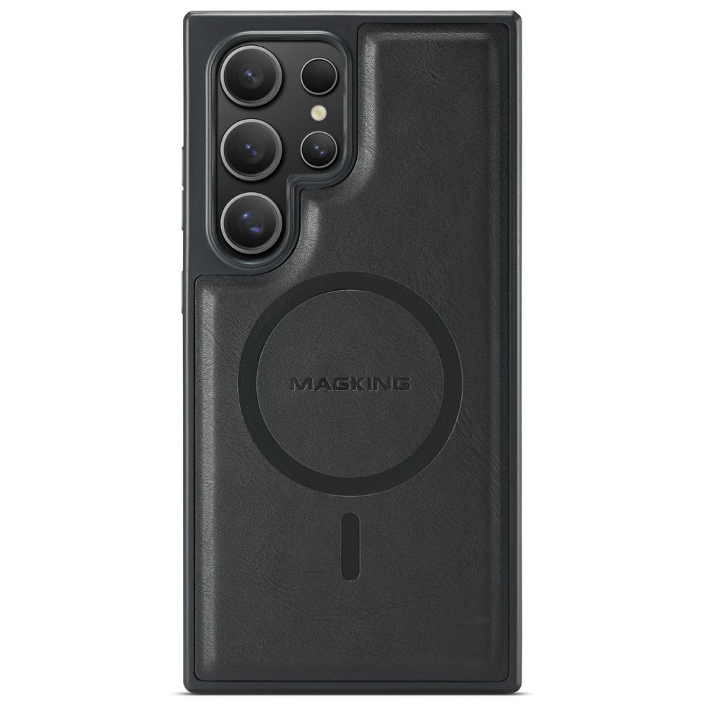 Удароустойчив калъф MAGKING K1 за Samsung Galaxy S25 Ultra, Черен