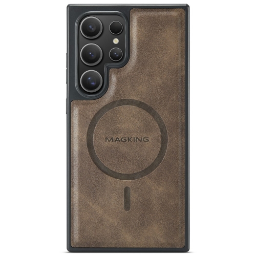 Удароустойчив калъф MAGKING K1 за Samsung Galaxy S25 Ultra, Кафе
