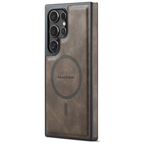 Удароустойчив калъф MAGKING K1 за Samsung Galaxy S25 Ultra, Кафе