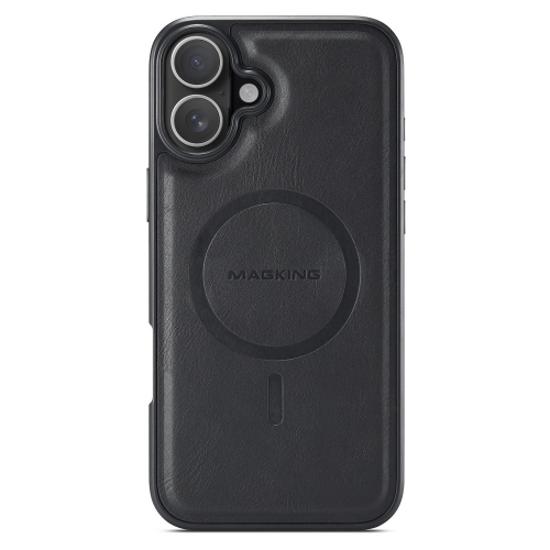 Удароустойчив калъф MAGKING K1 за iPhone 16, Черен