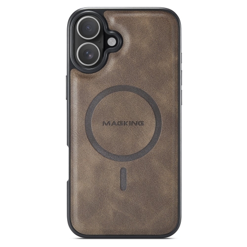 Удароустойчив калъф MAGKING K1 за iPhone 16, Кафе