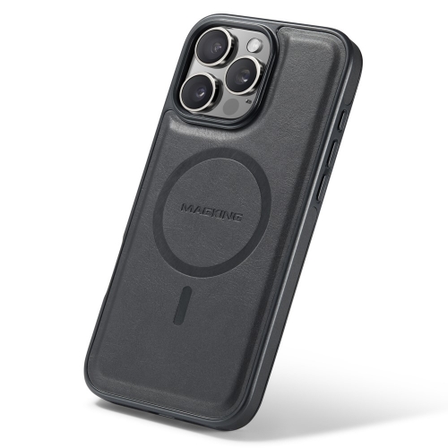 Удароустойчив калъф MAGKING K1 за iPhone 16 Pro, Черен