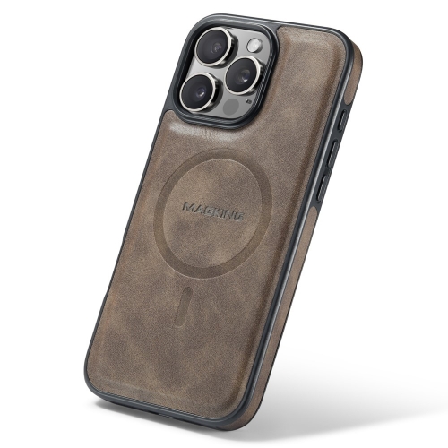 Удароустойчив калъф MAGKING K1 за iPhone 16 Pro, Кафе